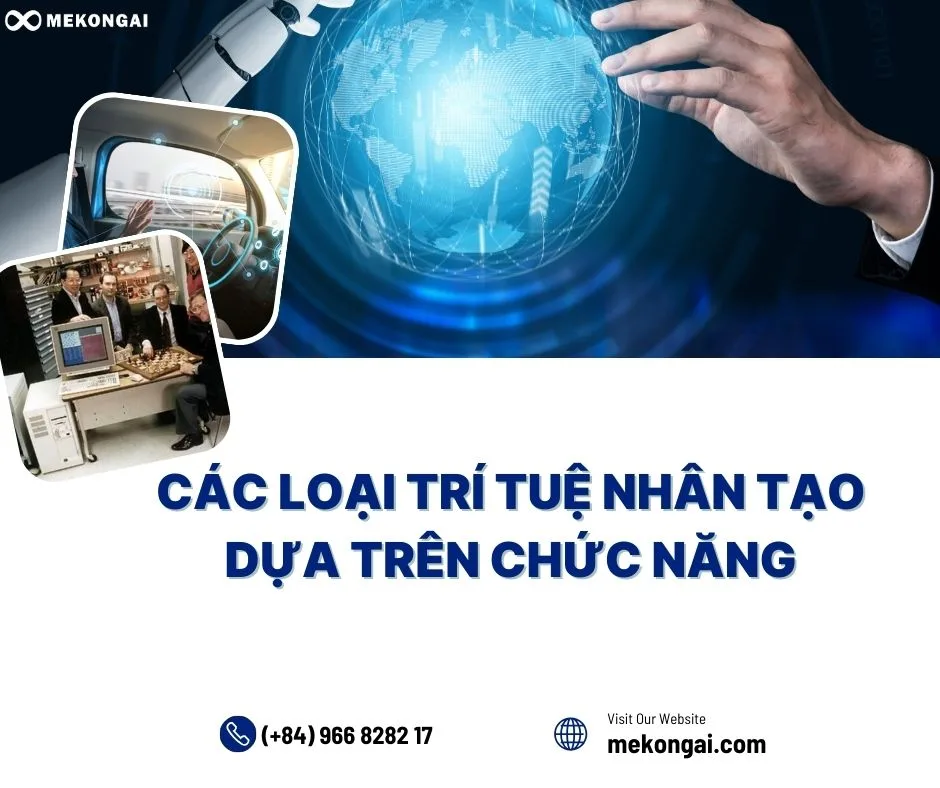 Các loại trí tuệ nhân tạo dựa trên chức năng